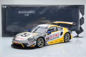 Porsche 911 GT3 R Rowe Racing #998 F. Makowiecki / A. Pilet / N. Tandy 2nd Place 24 Hours of Spa-Francorchamps 2019 Minichamp — bild 6 av 6