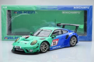 Porsche 911 GT3 R Falken Motorsports #33 K. Bachler / M. Muller / T. Engelhart / M. Werner 24 Hours of Nurburgring 2020 Minic — bild 6 av 6