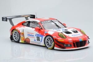 Porsche 911 GT3 R Frikadelli Racing Team #30 M. Muller / M. Arnold / F. Henzler / M. Campbell 24 Hours of Nurburgring 2018 Mi — bild 4 av 6