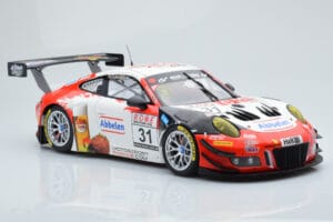 Porsche 911 GT3 R Frikadelli Racing Team #31 M. Arnold / I. Fernandez Winners VLN Round 3 2018 Minichamps 1:18 153186991 Meta — bild 4 av 6