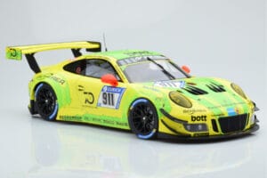 Porsche 911 GT3 R Manthey Racing #911 F. Scherer / K. Estre / R. Dumas / L. Vanthoor / E. Bamber 24 Hours of Nurburgring 2018 — bild 4 av 6