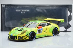Porsche 911 GT3 R Manthey Racing #911 F. Scherer / K. Estre / R. Dumas / L. Vanthoor / E. Bamber 24 Hours of Nurburgring 2018 — bild 6 av 6