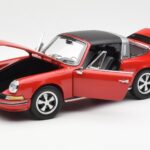 Porsche 911 Targa S Röd Schuco 1:18 450036200 - image 2 of 9
