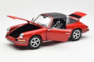 Porsche 911 Targa S Röd Schuco 1:18 450036200 Metall — bild 2 av 9