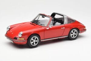 Porsche 911 Targa S Röd Schuco 1:18 450036200 Metall — bild 3 av 9