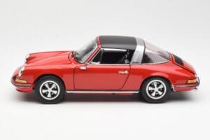 Porsche 911 Targa S Röd Schuco 1:18 450036200 Metall — bild 5 av 9