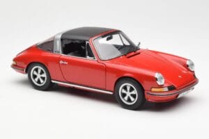 Porsche 911 Targa S Röd Schuco 1:18 450036200 Metall — bild 7 av 9