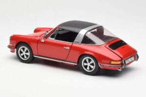 Porsche 911 Targa S Röd Schuco 1:18 450036200 Metall — bild 8 av 9