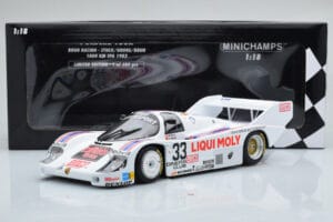Porsche 956K Liqui Moly Brun Racing #33 H-J. Stuck / H. Grohs / W. Brun 1000km Spa 1983 Minichamps 1:18 155836633 Metall — bild 6 av 6