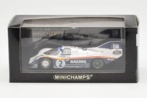 Porsche 956K #2 D. Bell / S. Bellof Winner 1000km of Fuji 1983 Minichamps 1:43 SBC009 Metall — bild 4 av 4