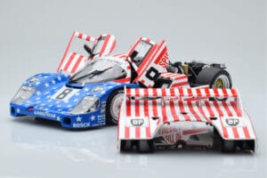 Porsche 956L Spirit of America #8 G. Follmer / J. Morton / K. Miller 24 Hours of Le Mans 1986 Minichamps 1:18 180866508 Metal — bild 2 av 8