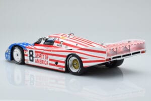 Porsche 956L Spirit of America #8 G. Follmer / J. Morton / K. Miller 24 Hours of Le Mans 1986 Minichamps 1:18 180866508 Metal — bild 7 av 8