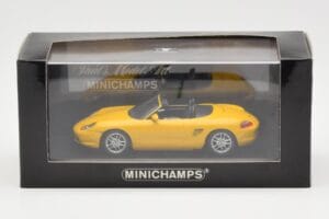 Porsche Boxster 986 Gul Minichamps 1:43 400062072 Metall — bild 4 av 4