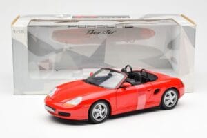 Porsche Boxster 986 Röd UT Models 1:18 180065830 Metall — bild 6 av 6
