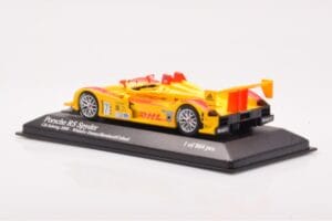 Porsche RS Spyder LMP2 #7 R. Dumas / T. Bernhard / E. Collard Sebring 12 Hours Winners 2008 Minichamps 1:43 400086807 Metall — bild 3 av 4