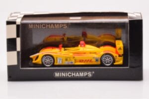 Porsche RS Spyder LMP2 #7 R. Dumas / T. Bernhard / E. Collard Sebring 12 Hours Winners 2008 Minichamps 1:43 400086807 Metall — bild 4 av 4