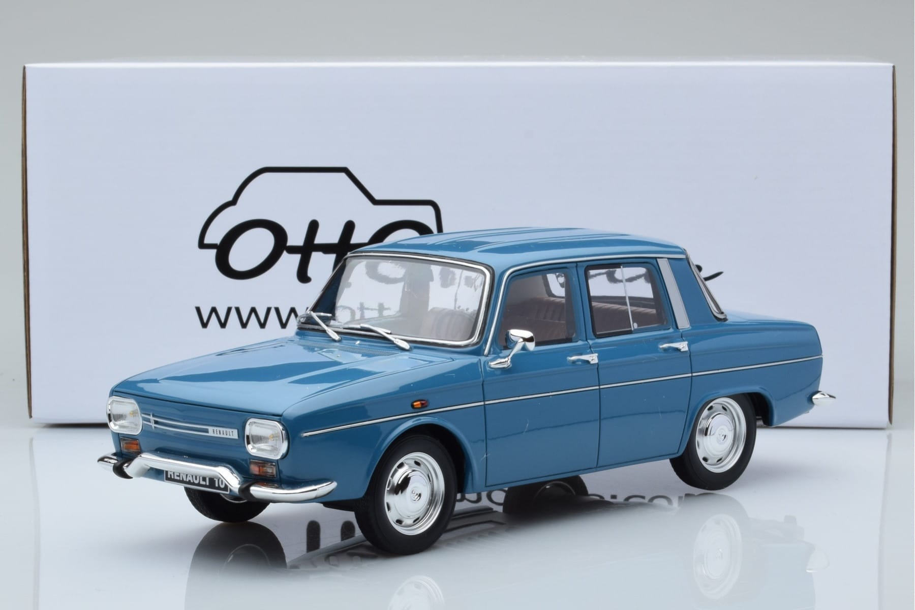 Renault 10 Major Blå Otto 1:18 OT1029 Resin — bild 6 av 6