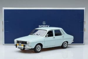 Renault 12 TS Ljusblå Norev 1:18 185219 Metall — bild 7 av 7