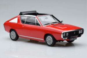 Renault 17 Gordini Decouvrable Röd Norev 1:18 185371 Metall — bild 4 av 6