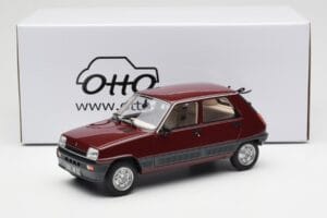 Renault 5 GTL Bordeaux Röd Otto 1:18 OT1059 Resin — bild 6 av 6