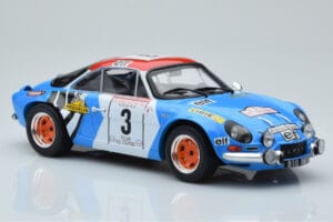 Alpine A110 #3 B. Darniche / A. Mahe Tour de Corse 1973 IXO 1:18 18RMC062B Metall — bild 4 av 6