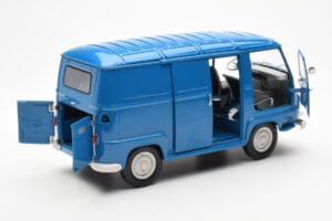 Renault Estafette Saviem Blå Norev 1:18 185122 Metall — bild 2 av 11