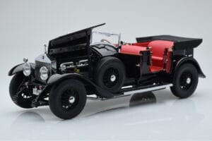 Rolls-Royce Phantom I Cabriolet Svart Kyosho 1:18 08931BK Metall — bild 2 av 8