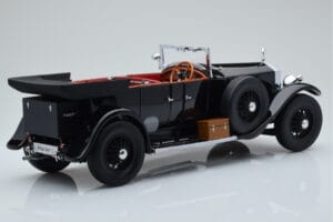 Rolls-Royce Phantom I Cabriolet Svart Kyosho 1:18 08931BK Metall — bild 3 av 8