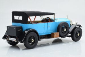 Rolls-Royce Phantom I Cabriolet Blå Kyosho 1:18 08931LB Metall — bild 3 av 9