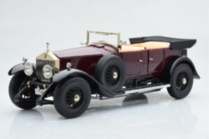Rolls-Royce Phantom I Cabriolet Burgundrött Kyosho 1:18 08931R Metall — bild 2 av 10