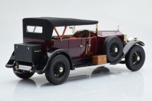 Rolls-Royce Phantom I Cabriolet Burgundrött Kyosho 1:18 08931R Metall — bild 3 av 10