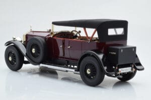 Rolls-Royce Phantom I Cabriolet Burgundrött Kyosho 1:18 08931R Metall — bild 6 av 10