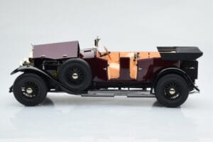 Rolls-Royce Phantom I Cabriolet Burgundrött Kyosho 1:18 08931R Metall — bild 8 av 10