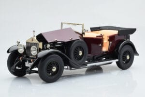 Rolls-Royce Phantom I Cabriolet Burgundrött Kyosho 1:18 08931R Metall — bild 9 av 10