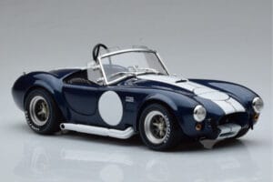 Shelby Cobra 427 S/C Mörkblå Kyosho 1:18 08048DBL Metall — bild 5 av 9