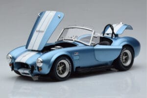 Shelby Cobra 427 S/C Ljusblå Kyosho 1:18 08048SBL Metall — bild 2 av 9