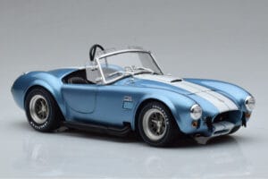 Shelby Cobra 427 S/C Ljusblå Kyosho 1:18 08048SBL Metall — bild 5 av 9