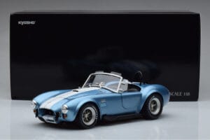 Shelby Cobra 427 S/C Ljusblå Kyosho 1:18 08048SBL Metall — bild 9 av 9