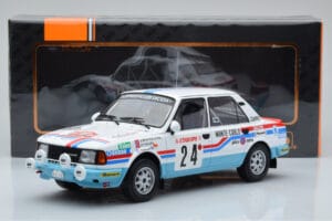 Skoda 130 L Night Version #24 J. Augland Rally Monte Carlo 1987 IXO 1:18 18RMC156 Metall — bild 6 av 6