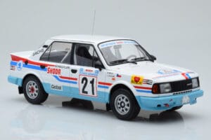 Skoda 130 LR #21 L. Krecek / B. Motl Rally Acropolis 1986 IXO 1:18 18RMC157A Metall — bild 5 av 6