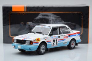 Skoda 130 LR #21 L. Krecek / B. Motl Rally Acropolis 1986 IXO 1:18 18RMC157A Metall — bild 6 av 6