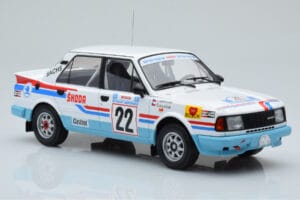 Skoda 130 LR #22 S. Kvaizar / J. Janecek Rally Acropolis 1986 IXO 1:18 18RMC157B Metall — bild 4 av 6