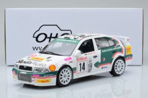 Skoda Octavia WRC #14 D. Auriol / D. Giraudet Rally Monte Carlo 2003 Otto 1:18 OT431 Resin — bild 6 av 6