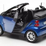 Smart Fortwo 451 Cabrio Blå & Svart Minichamps 1:18 - image 5 of 8