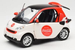 Smart Fortwo 451 Coca-Cola Minichamps 1:18 150036301 Metall — bild 2 av 8