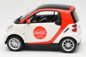 Smart Fortwo 451 Coca-Cola Minichamps 1:18 150036301 Metall — bild 4 av 8
