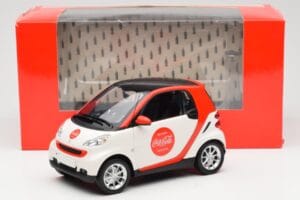 Smart Fortwo 451 Coca-Cola Minichamps 1:18 150036301 Metall — bild 8 av 8