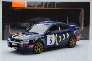 Subaru Impreza 555 #5 C. Sainz / L. Moya Tour de Corse 1995 IXO 1:18 18RMC063A Metall — bild 6 av 6