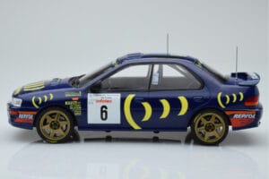 Subaru Impreza 555 #6 P. Liatti / C. Cassina Tour de Corse 1995 IXO 1:18 18RMC063C Metall — bild 3 av 6