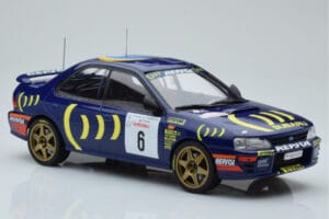 Subaru Impreza 555 #6 P. Liatti / C. Cassina Tour de Corse 1995 IXO 1:18 18RMC063C Metall — bild 4 av 6